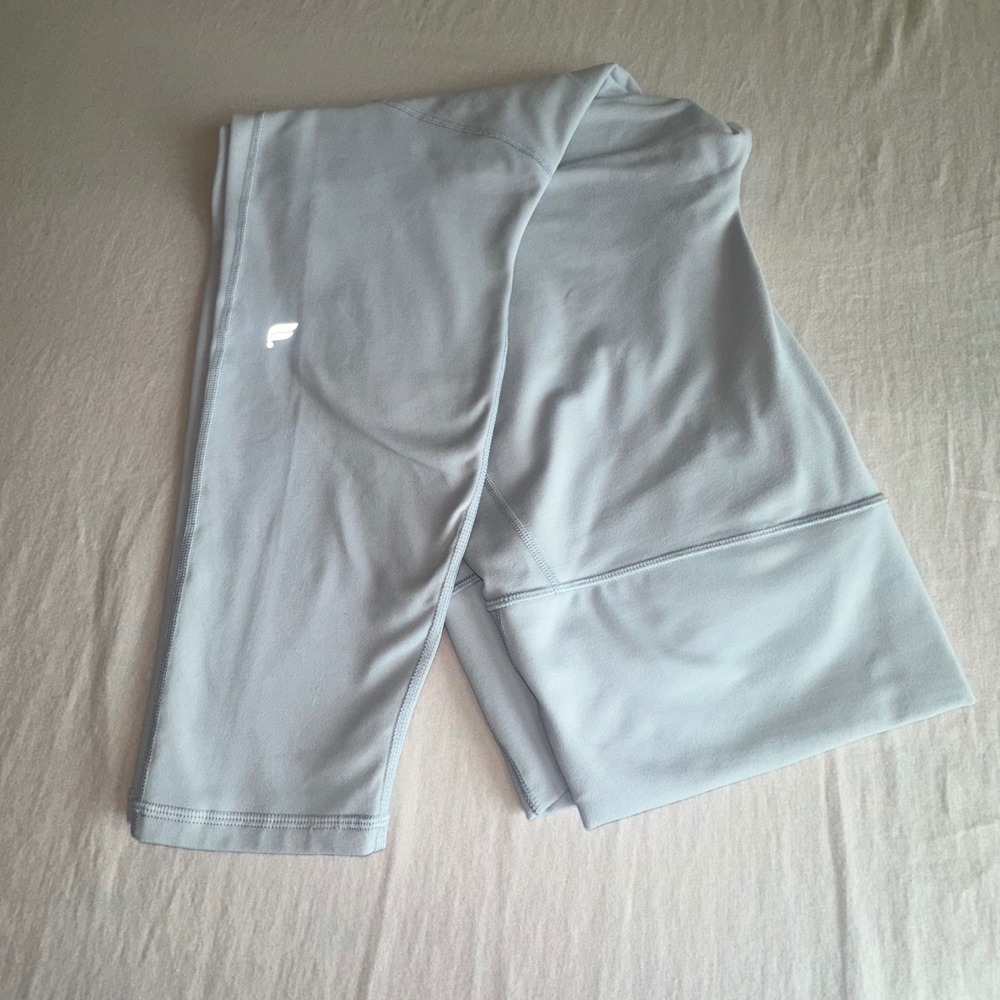 Fabletics PowerHold High Waisted Pocket Leggings White Yoga Workout‎ XL Read